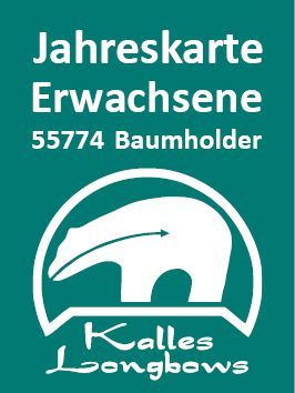 Jahreskarte 2026 - Bogenparcours Baumholder - für Erwachsene