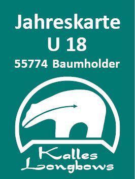 Jahreskarte 2026 - Bogenparcours Baumholder - für alle unter 18 Jahren