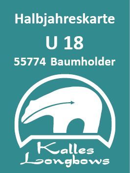 Halbjahreskarte 2026 - Bogenparcours Baumholder - für alle unter 18 Jahren Halbjahreskarte 2026 - Bogenparcours Baumholder - für alle unter 18 Jahren
