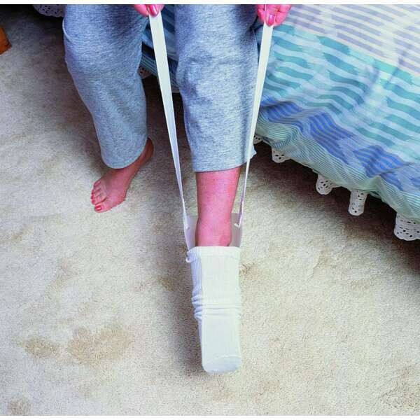Flexible sock aid