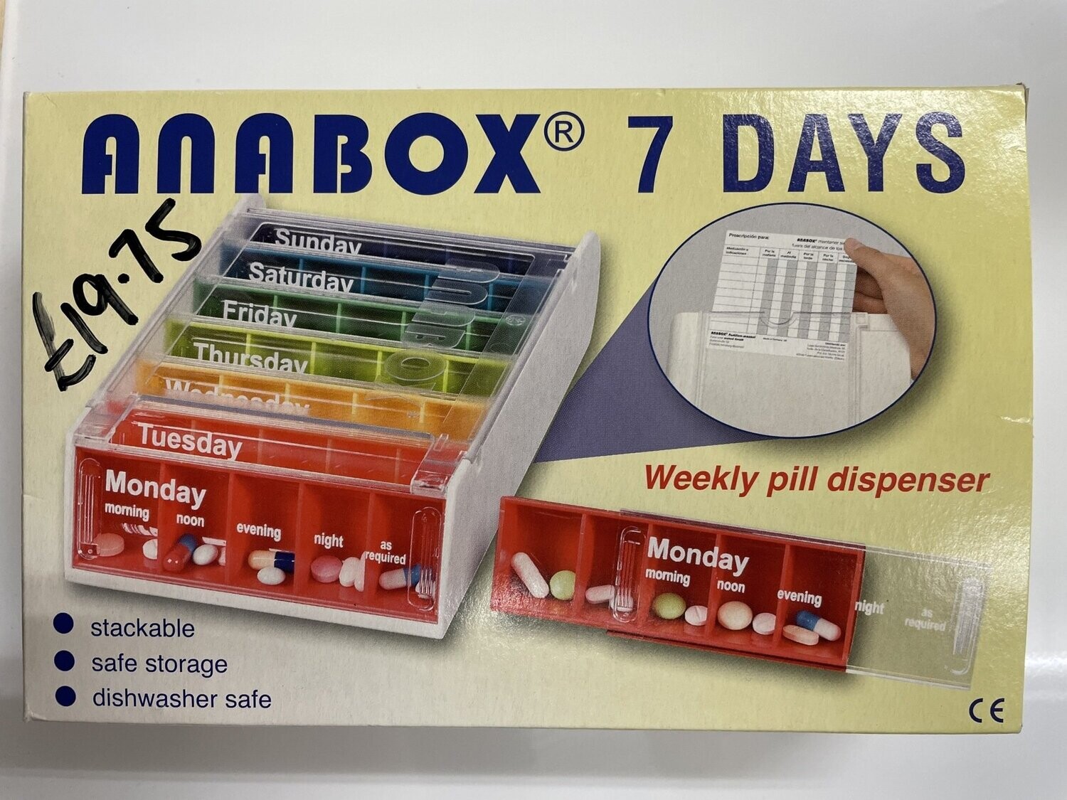 Weekly Pill dispenser