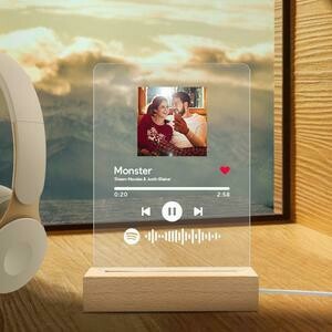 Spotify Glass Custom Spotify Code Night Light Acrylic Lamp - 5.9IN X 7.7IN