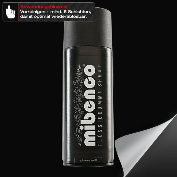 Flüssiggummi SPRAY, 400 ml, schwarz matt