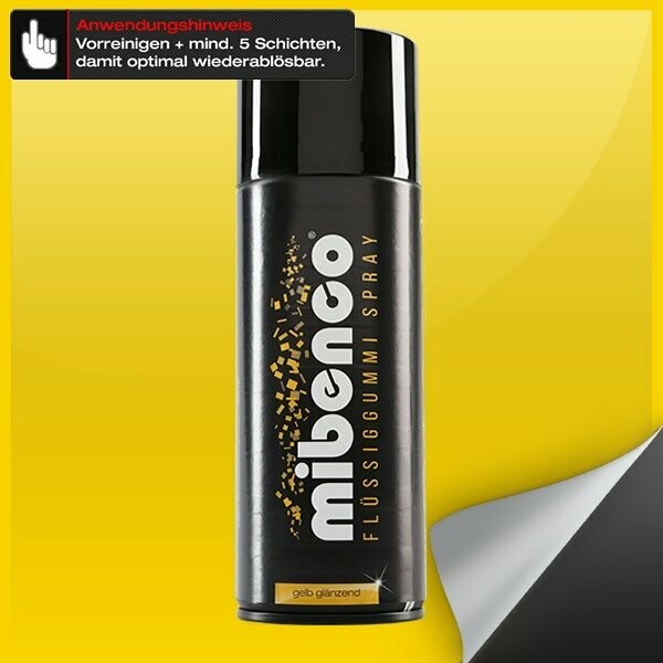 Flüssiggummi SPRAY, 400 ml, gelb glänzend