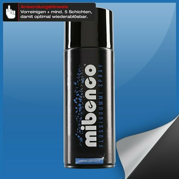 Flüssiggummi SPRAY, 400 ml, hellblau glänzend
