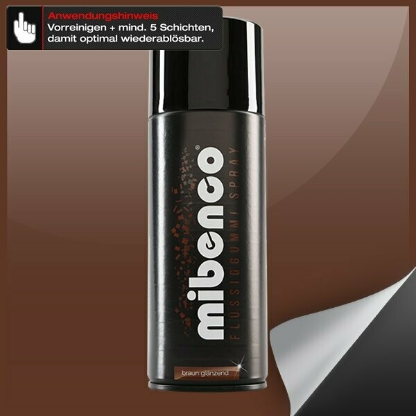 Flüssiggummi SPRAY, 400 ml, braun glänzend