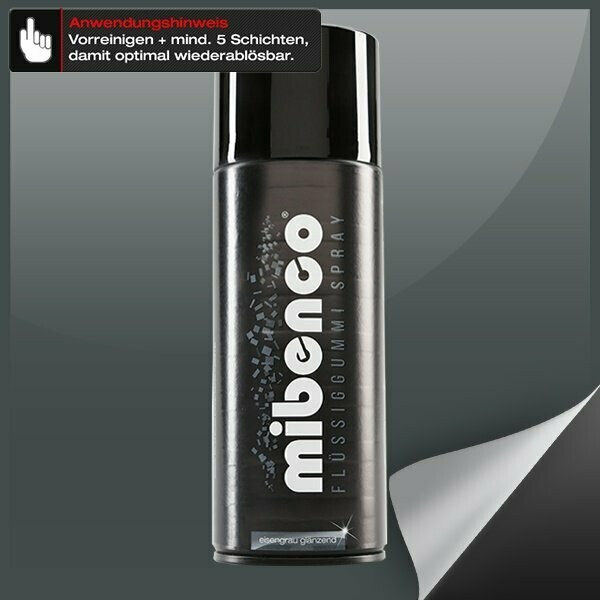 Flüssiggummi SPRAY, 400 ml, eisengrau glänzend