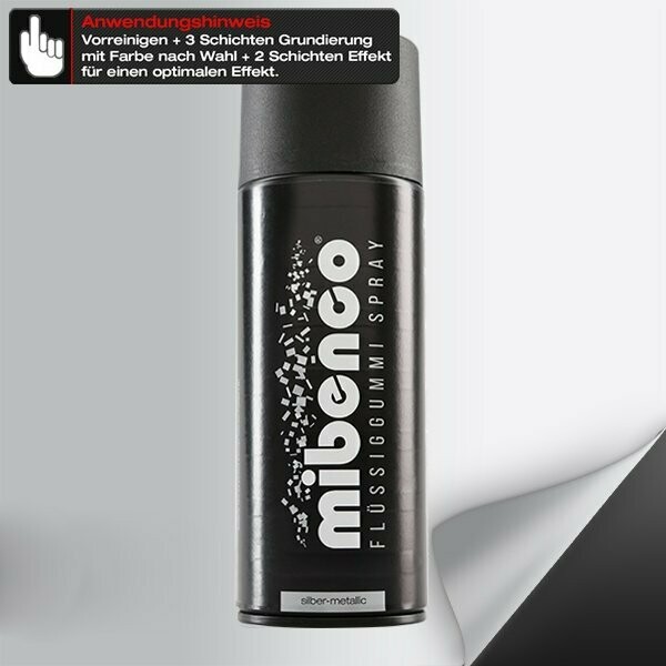 Flüssiggummi SPRAY, 400 ml, silber-metallic-Effekt