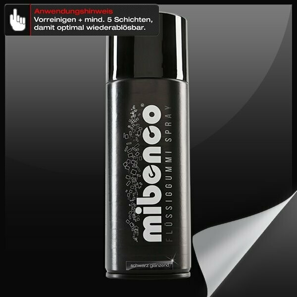 Flüssiggummi SPRAY, 400 ml, schwarz glänzend
