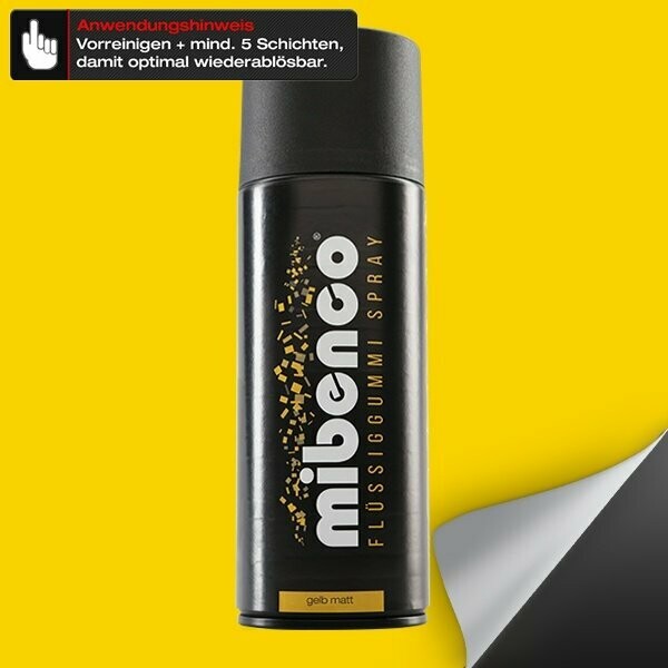 Flüssiggummi SPRAY, 400 ml, gelb matt
