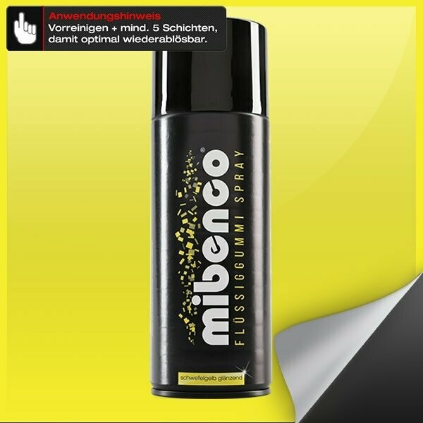 Flüssiggummi SPRAY, 400 ml, schwefelgelb glänzend