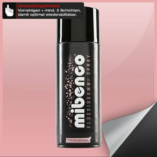 Flüssiggummi SPRAY, 400 ml, hellrosa glänzend