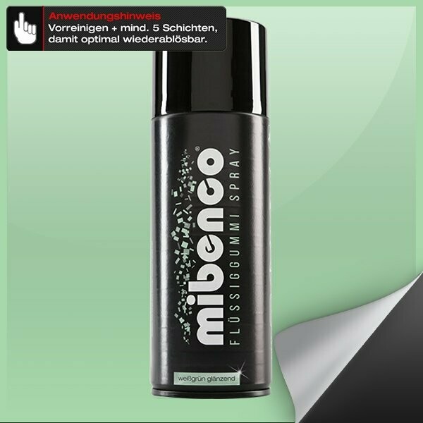 Flüssiggummi SPRAY, 400 ml, weißgrün glänzend