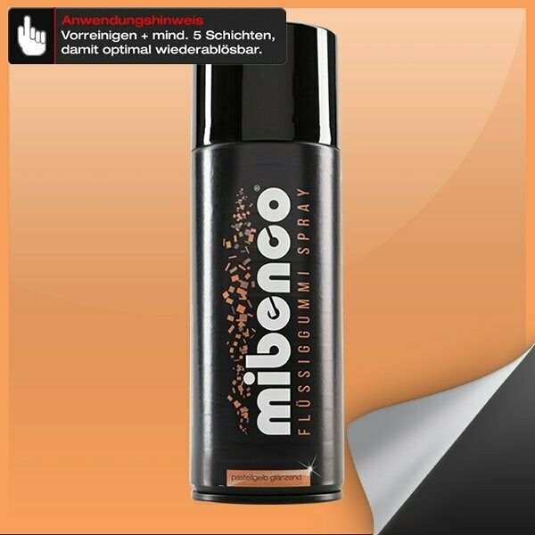 Flüssiggummi SPRAY, 400 ml, pastellgelb glänzend