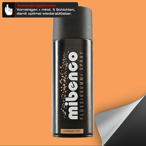 Flüssiggummi SPRAY, 400 ml, pastellgelb matt