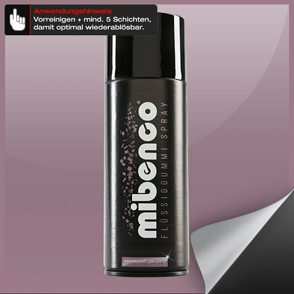 Flüssiggummi SPRAY, 400 ml, pastellviolett glänzend