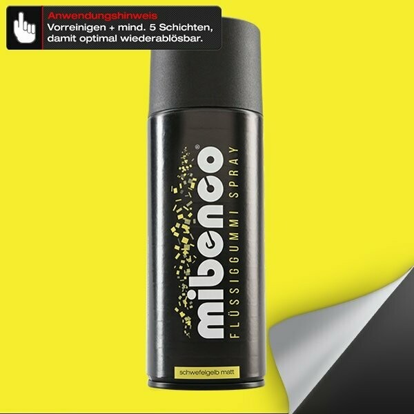 Flüssiggummi SPRAY, 400 ml, schwefelgelb matt