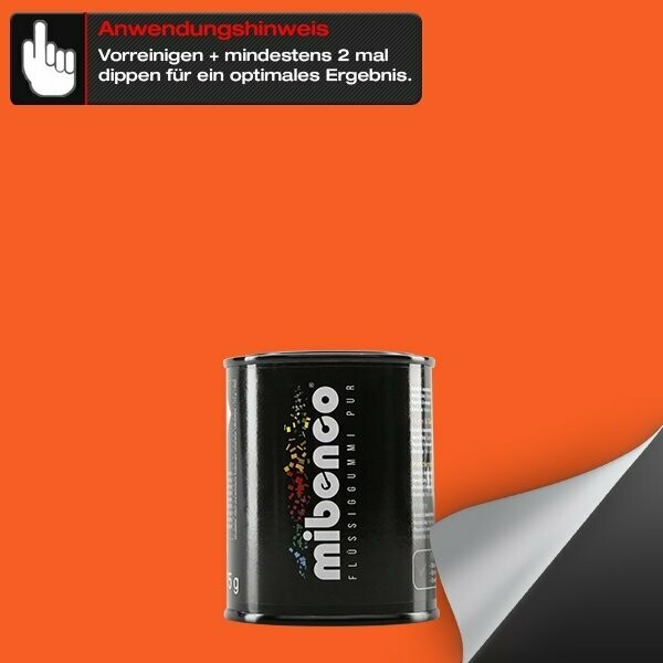 Flüssiggummi PUR, 175 g, orange matt