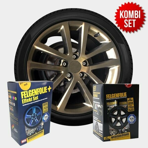 FELGENFOLIE Set Kombi - Effekt