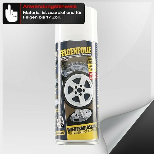 FELGENFOLIE-SPRAY, 400 ml, weiss glänzend