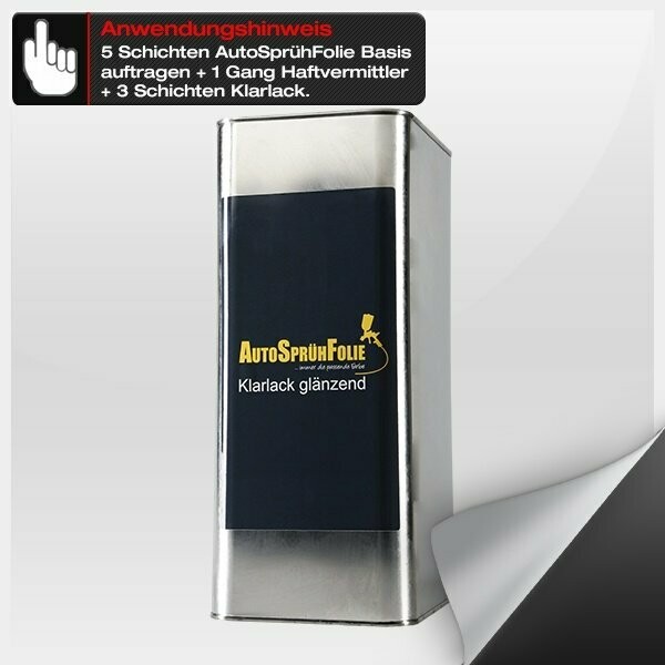AutoSprühFolie KLARLACK  + Härter Set 1kg