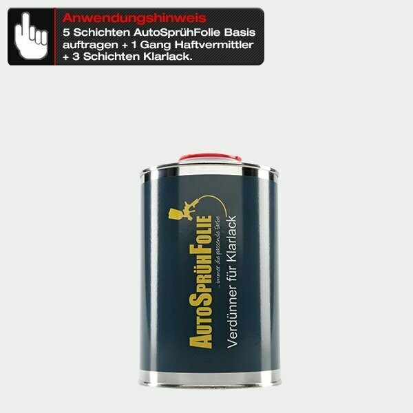 AutoSprühFolie VERDÜNNER für Klarlack, 1 kg