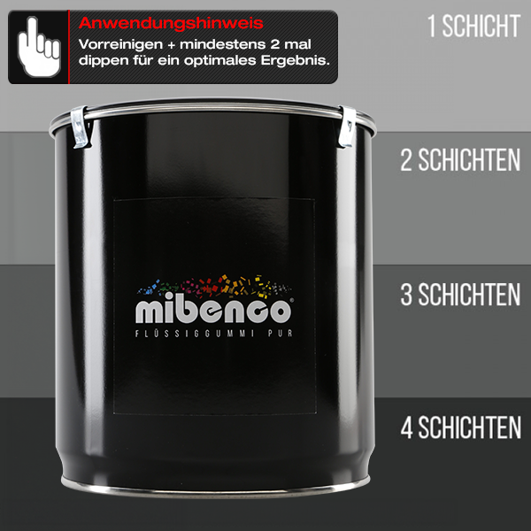 Flüssiggummi PUR, 3.000 g, Rauchgrau