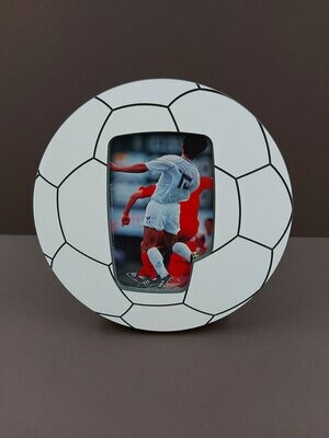 Fotorahmen " Fußball " für Fotogröße 9 x 13 cm