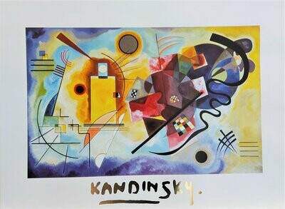 Kunstdruck 80 cm x 60 cm von Kandinsky