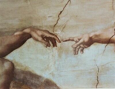 Kunstdruck 80 cm x 60 cm von Michelangelo