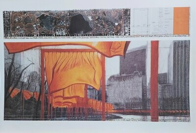 Kunstdruck 98 cm x 69 cm von Christo
