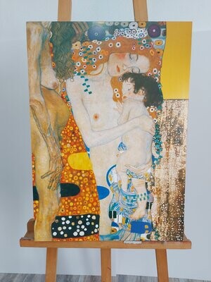 Blockbild Kunstdruck von Klimt