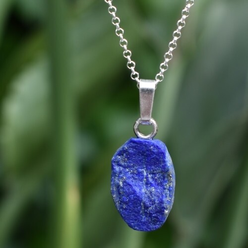 Ruwe Lapis Lazuli hanger