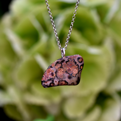 Luipaard Jaspis hanger