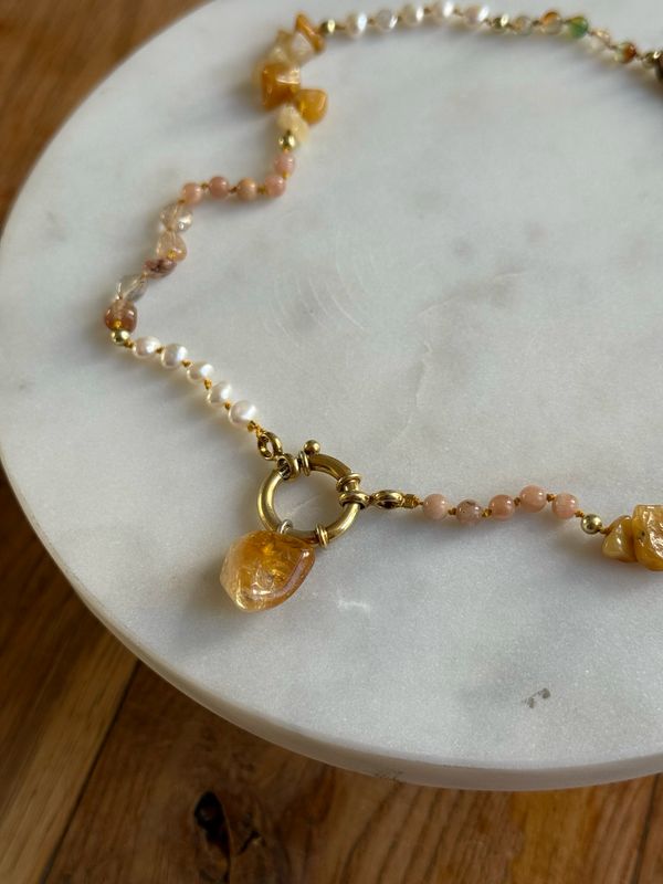 Kralenketting citrien