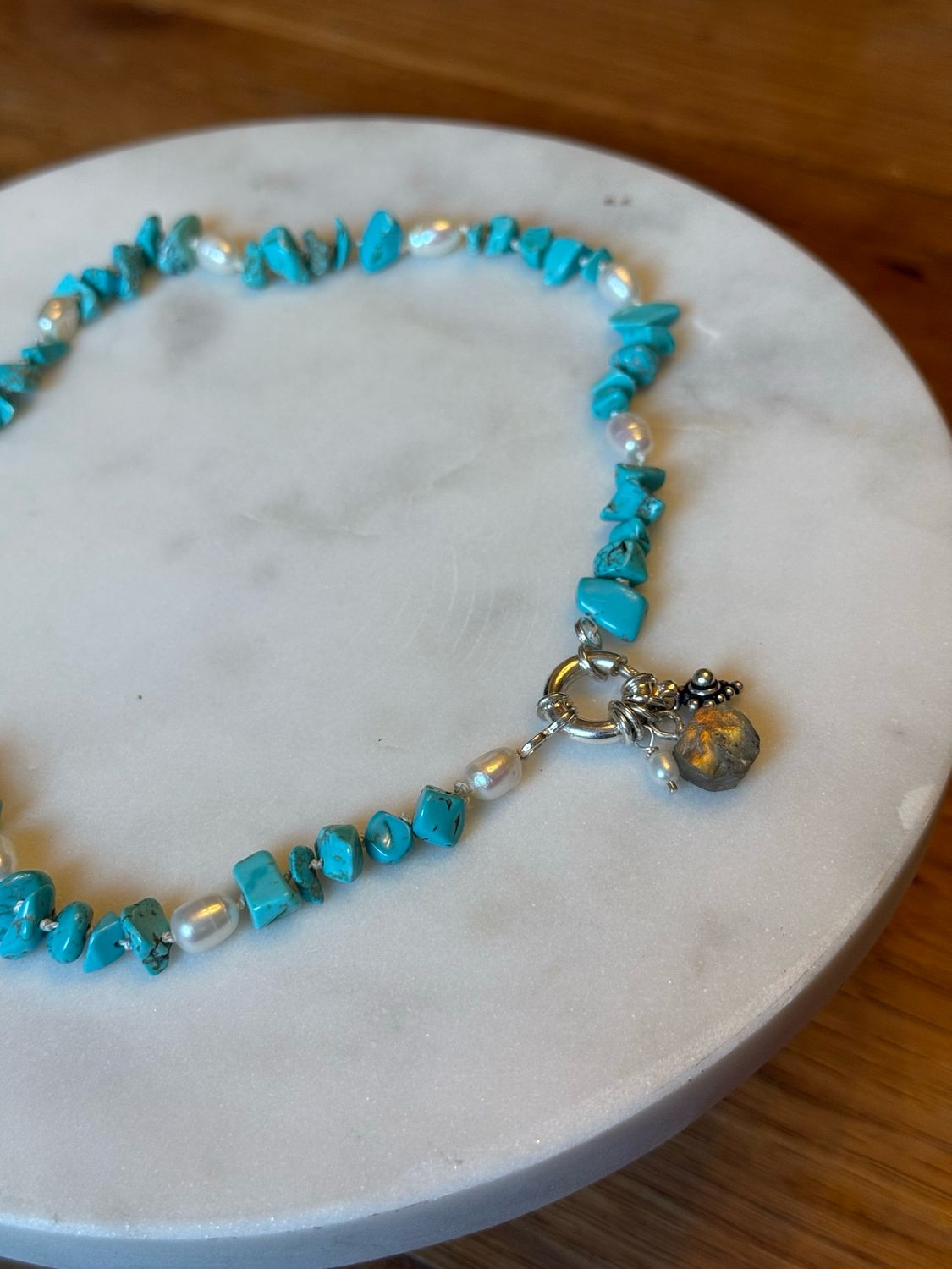 Kralenketting Turkoois