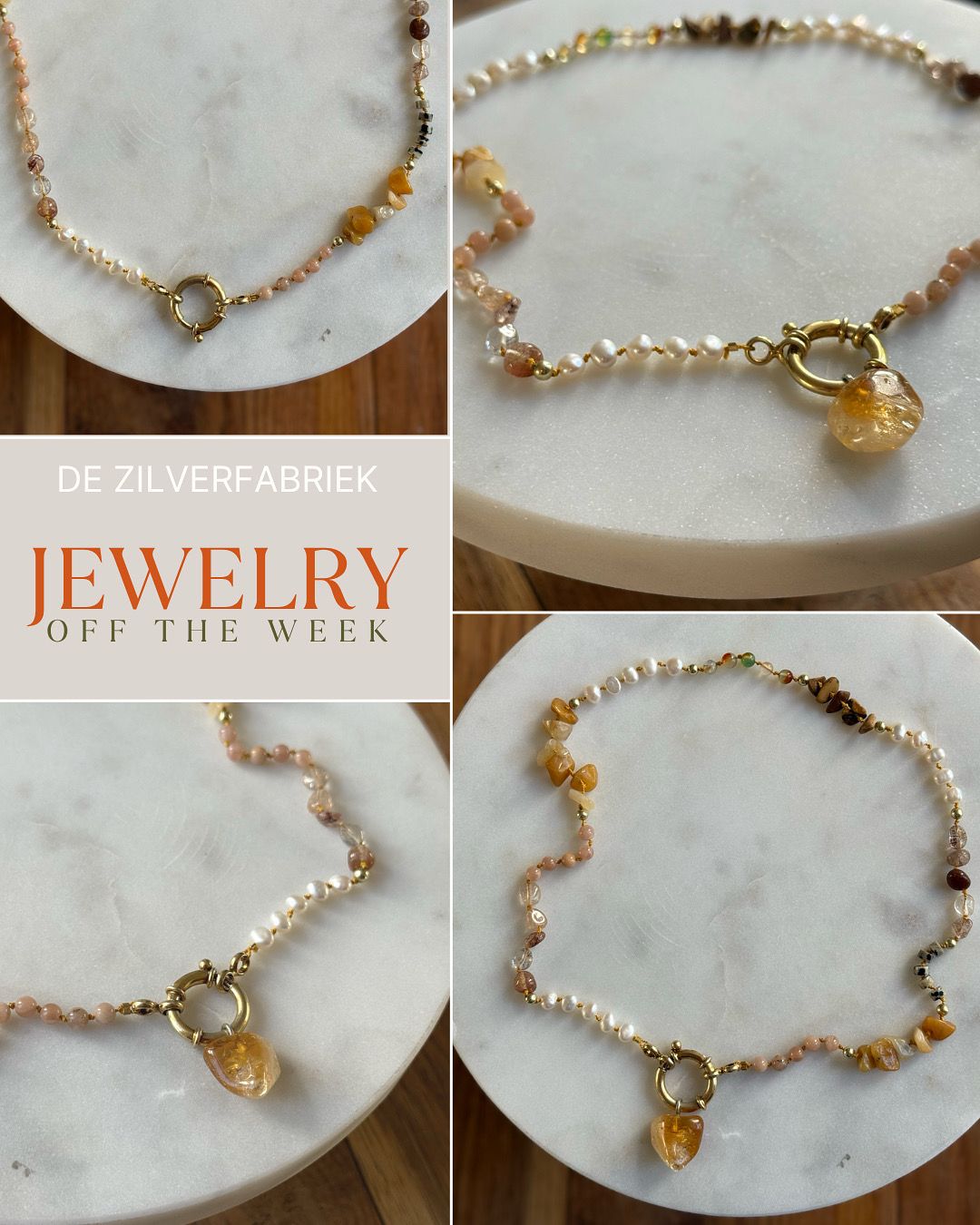 Kralenketting citrien