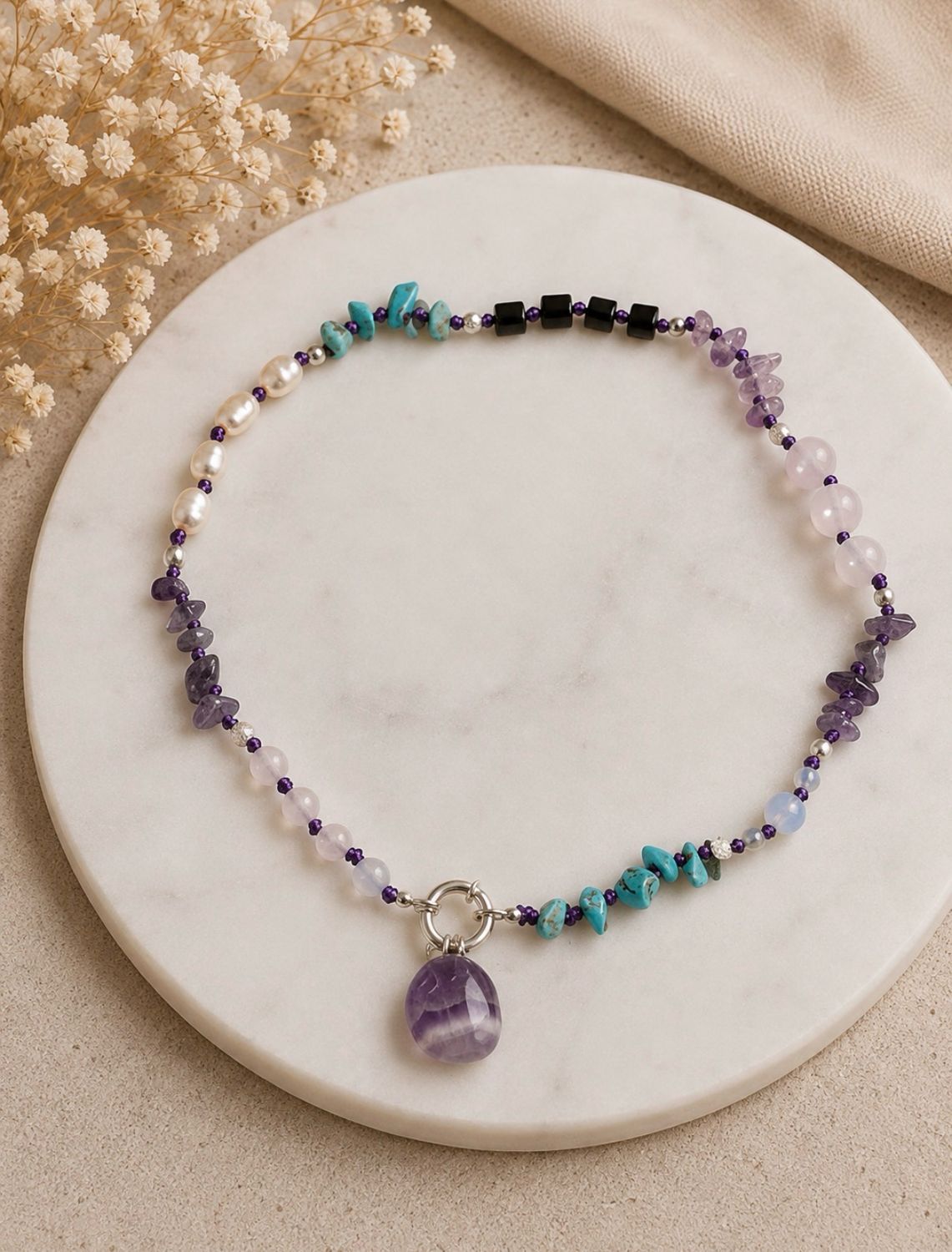 Collier Amethist