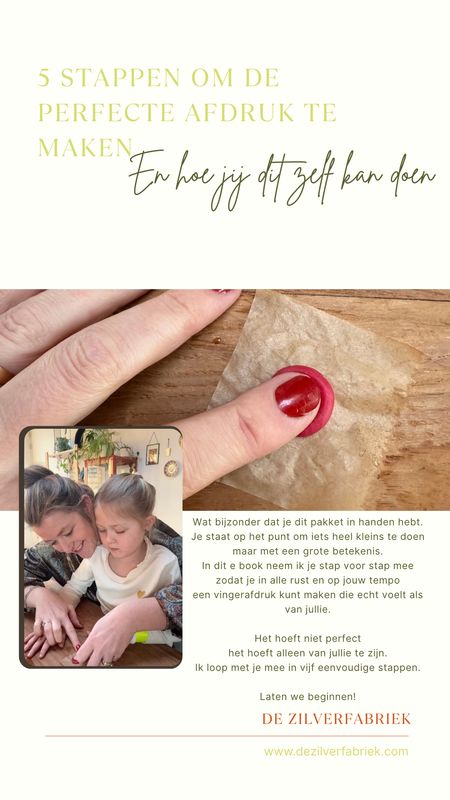 DIY pakket wax afdruk