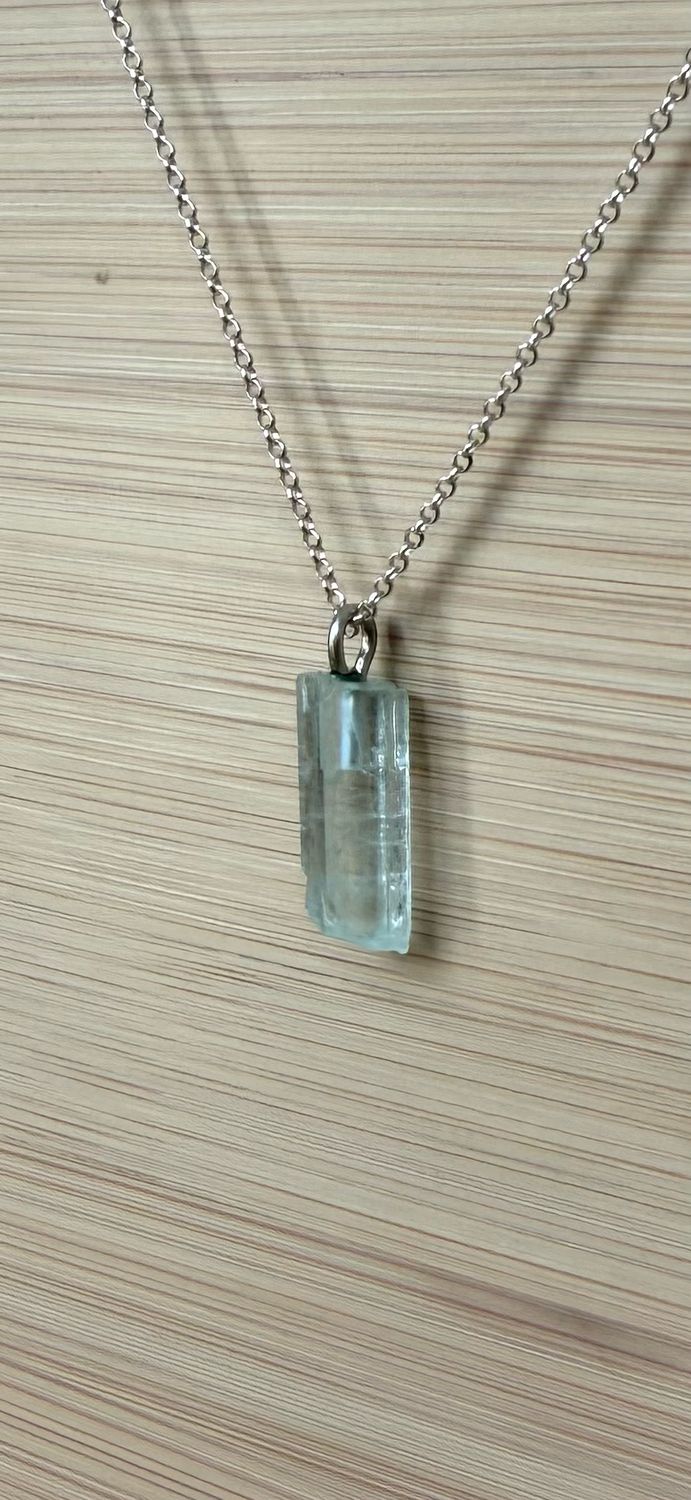 Aquamarijn hanger