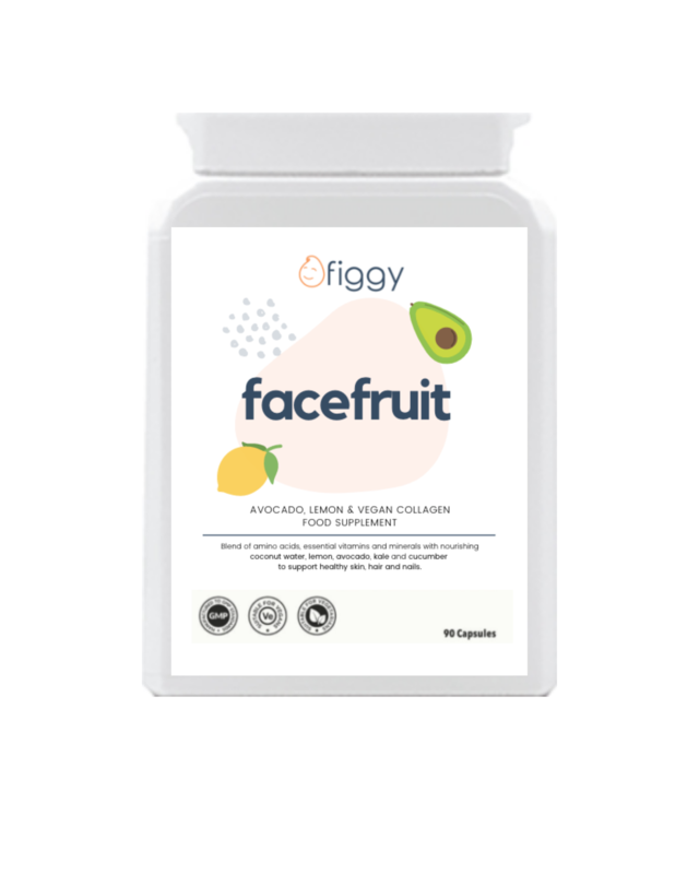 Figgy Facefruit Lemon, Avocado & Vegan Collagen Supplements