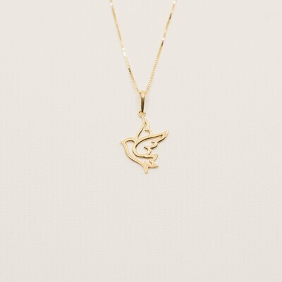14kt. Gold Dove Of Peace Pendant Only Mark 14k Solid Gold New