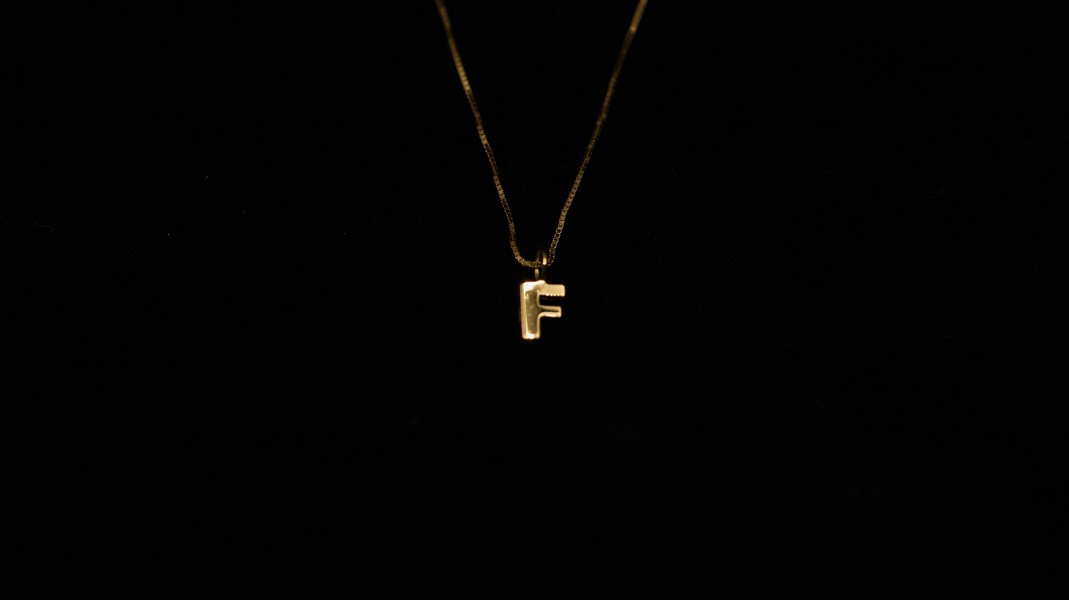 14kt gold Initial Name letter "F" pendant New Mark 14k Solid Gold New