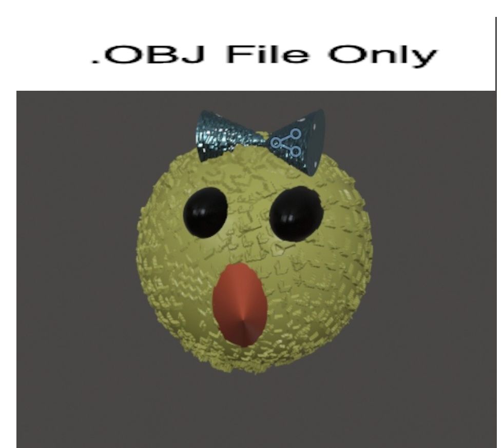 3D Texture Chicken Head Design