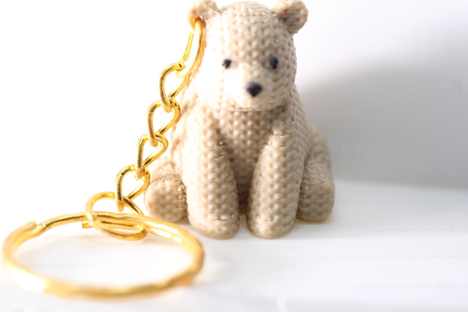Cute Mini Bear Key Chain New Golden hardware Cute New