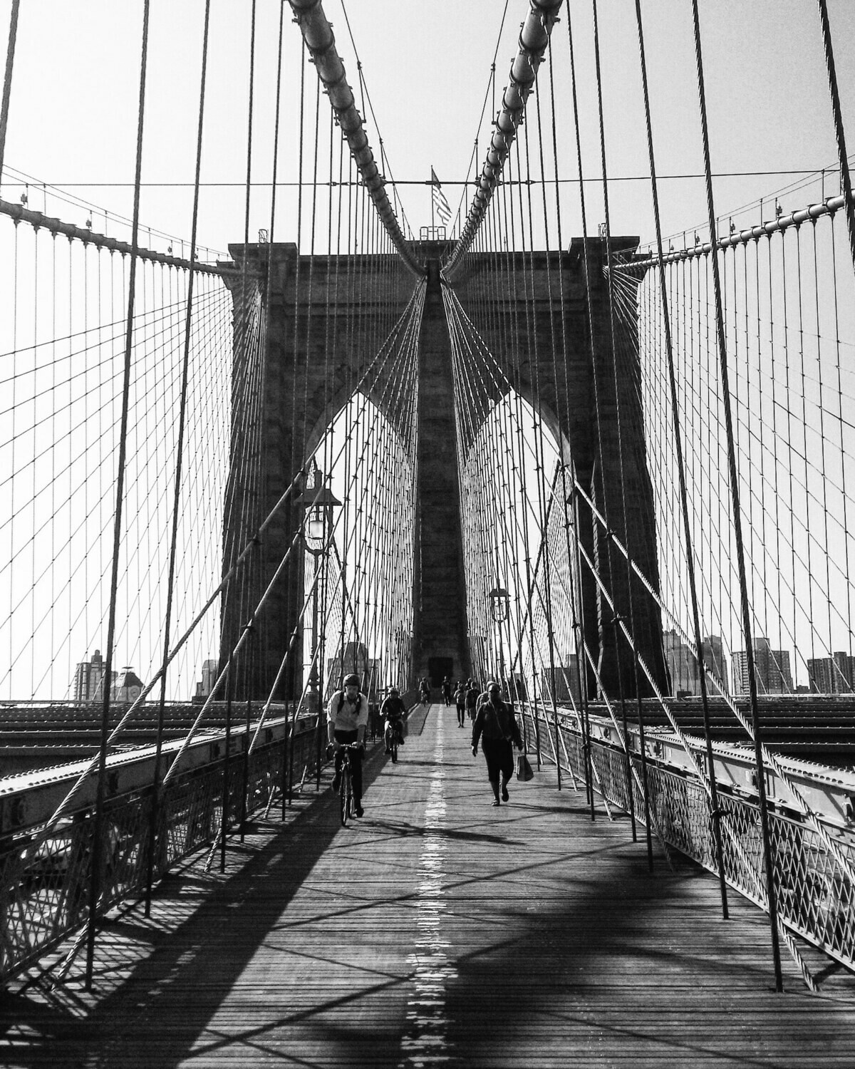 Brooklyn Bridge, New York City.