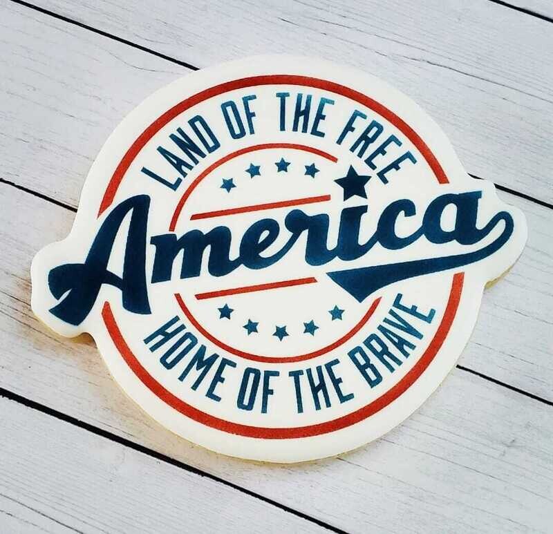 Pre-Recorded Digital America Plaque Cookie Decorating Class