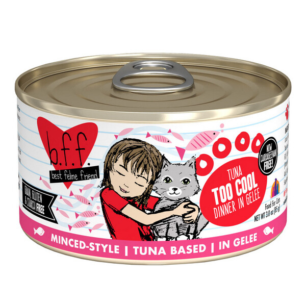 BFF Originals Too Cool Tuna Dinner in Gelee Grain-Free Wet Cat Food, 5.5-oz