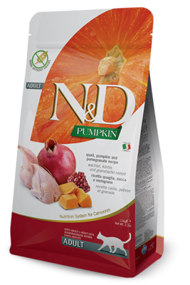Farmina N&D Pumpkin Quail & Pomegranate Neutered Dry Cat Food, 3.3-lb