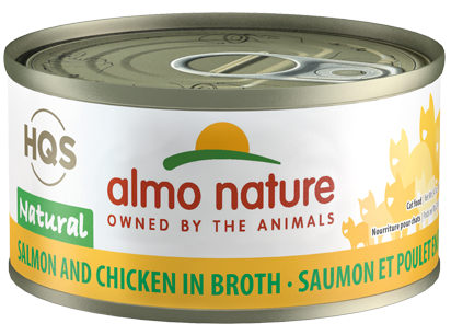 Almo Nature Cat HQS Salmon & Chicken 2.47OZ